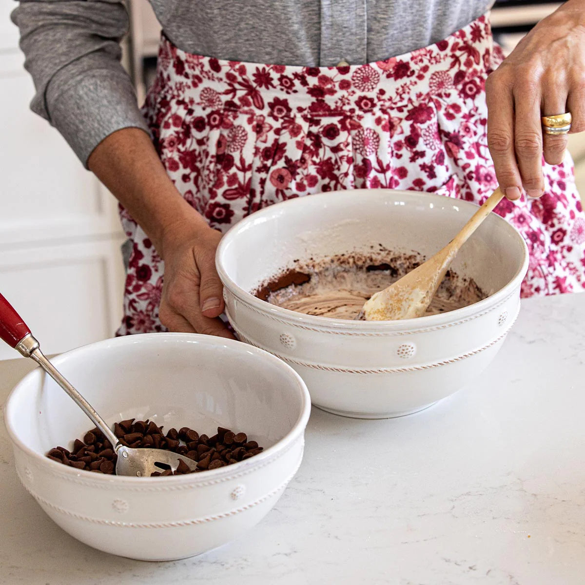 Berry & Thread Nesting Serving Bowl Set/3pc - Whitewash