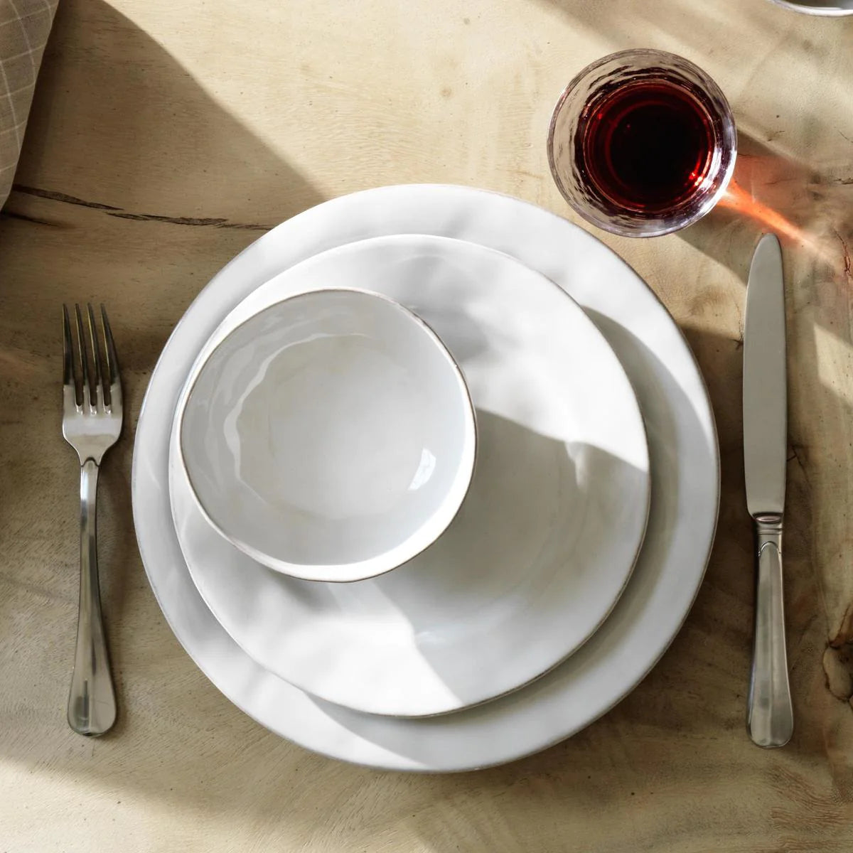 Puro Dessert/Salad Plate - Whitewash