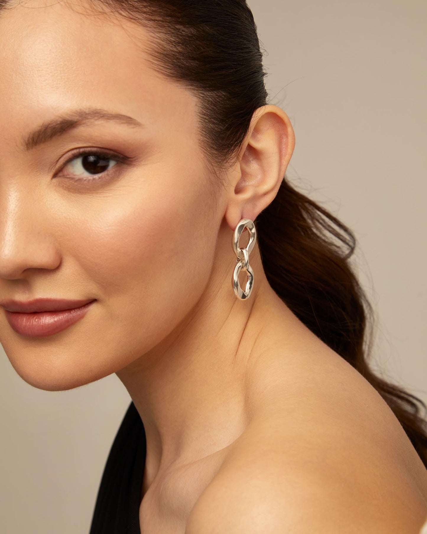 Groovy Earrings Silver