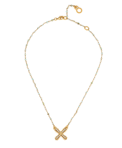 MICRO PERUVIAN OPAL FRENCH KISS NECKLACe