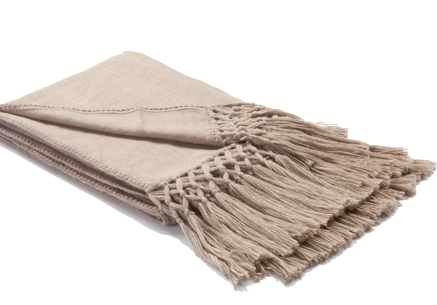 Baby Alpaca Throw - Cool Woven 51"x70"