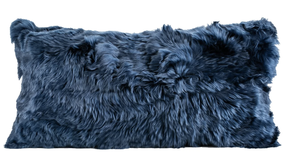 Suri Modern Peruvian Alpaca Lumbar Pillow - 11x22