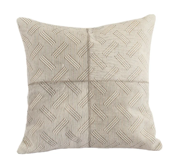Tracery Hide Pillow 20"