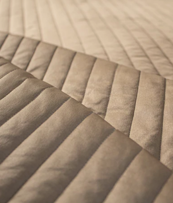Charmeuse Channel Coverlet