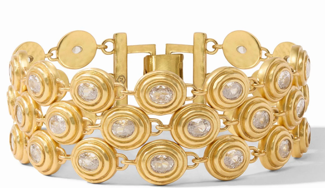 Tudor Triple Row Stone Bracelet