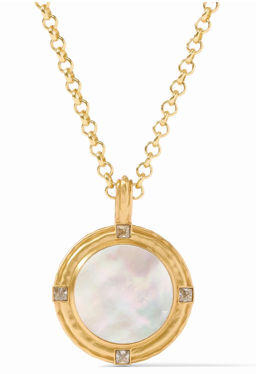 Astor Pendant Necklace-Mother of Pearl