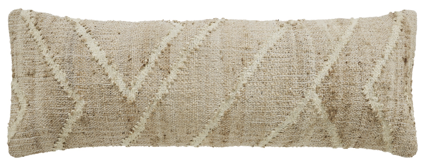 Amos Natural Extra Long Bolster Pillow