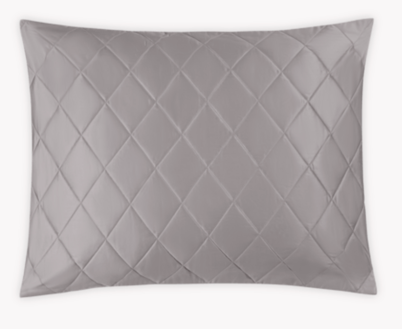 Nocturne Quilted Sham-Khaki-Euro