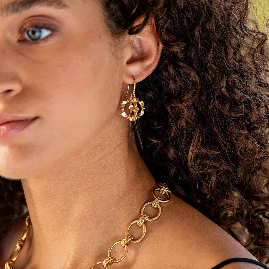 Bliss Ruffle Urchin Earrings