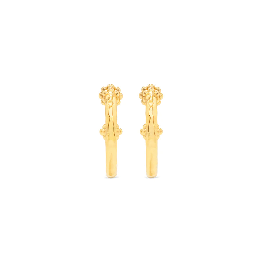 Berry Small Hoop Earrings - Gold
