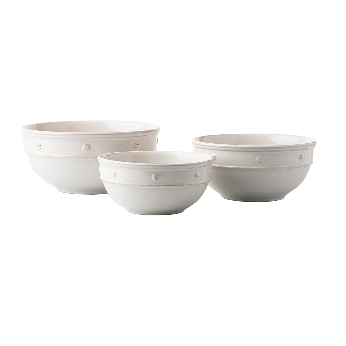 Berry & Thread Nesting Serving Bowl Set/3pc - Whitewash