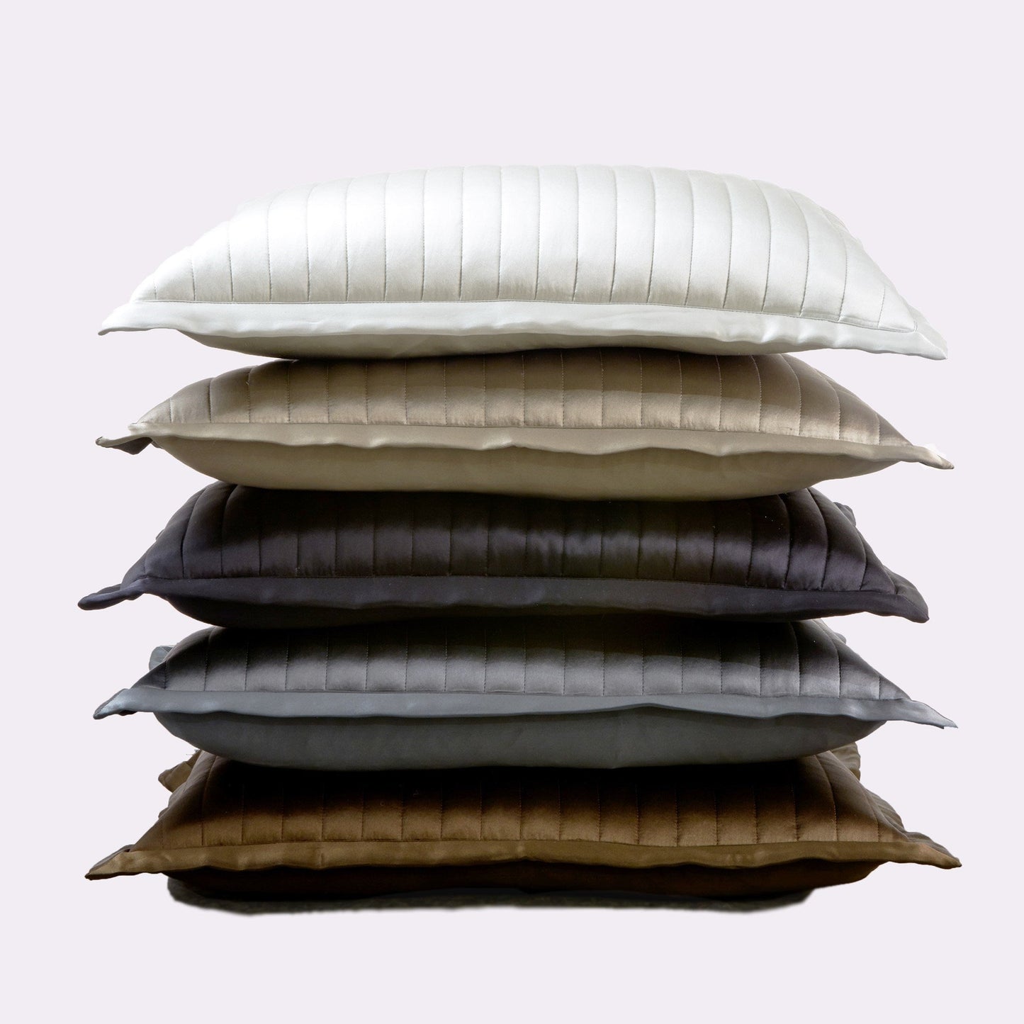 Charmeuse Channel Quilt Pillow