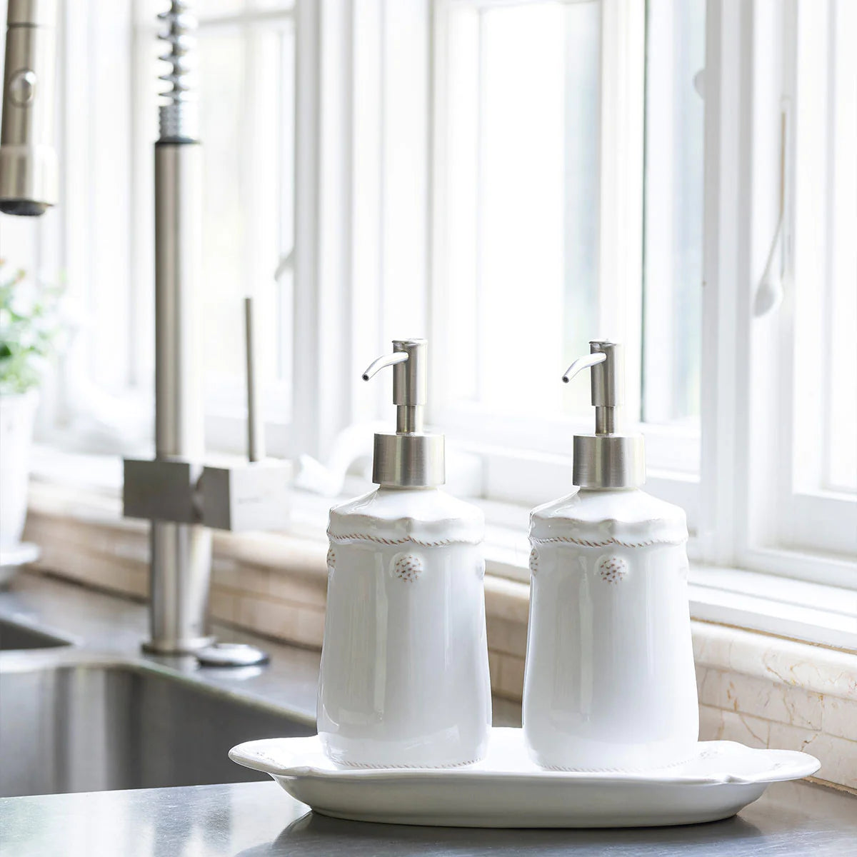 Berry & Thread Kitchen Set/3pc - Whitewash