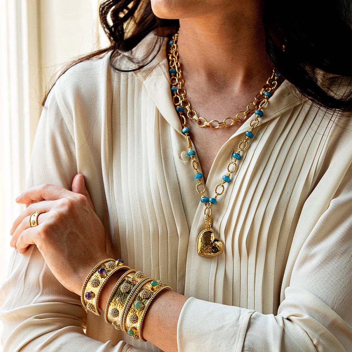Berry & Bead 24" Chain Ocean Jade