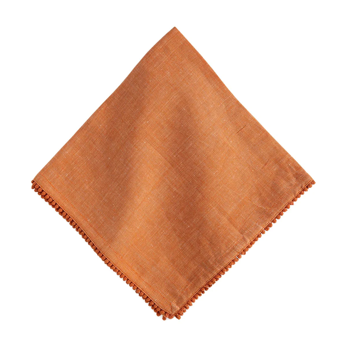 Berry Trim Napkin-Persimmon