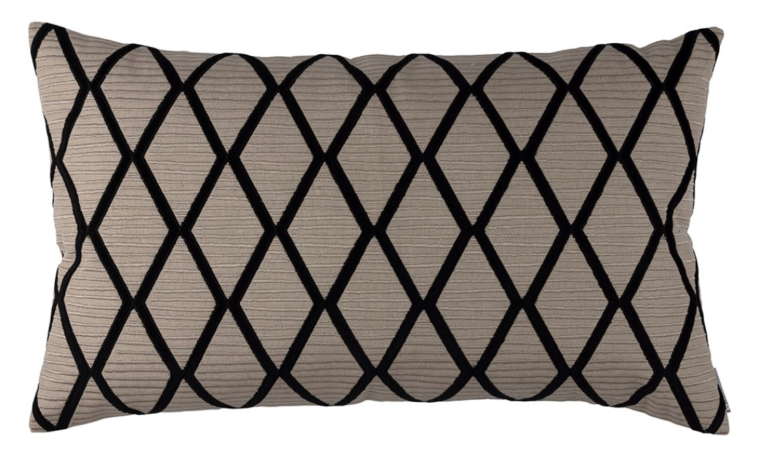 Brook Dark Sand/Black Pillow