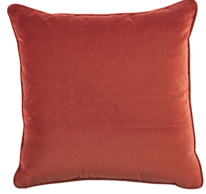 Perry Velvet W/Self-Trim 22 x 22