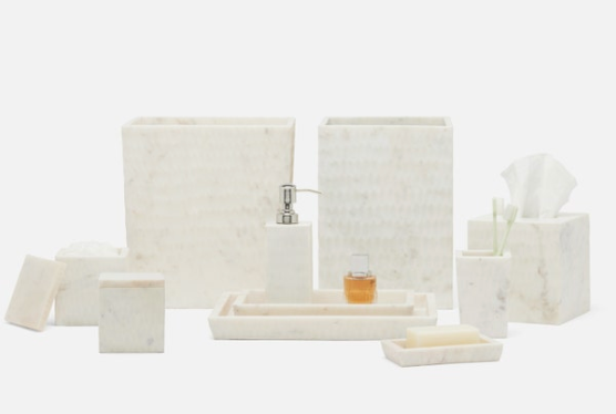 Kuna Textured White Marble