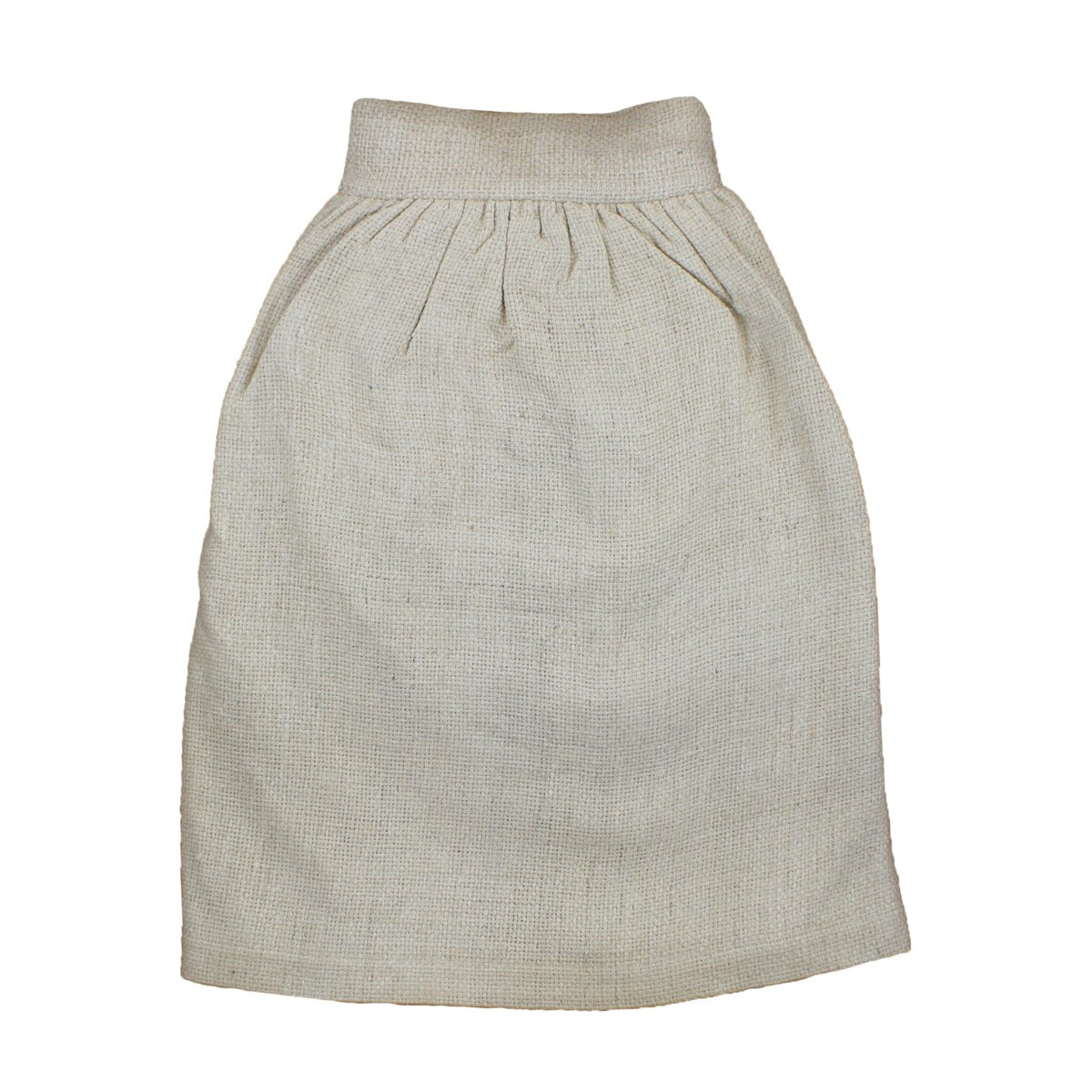 Basketweave Gathered Skirt