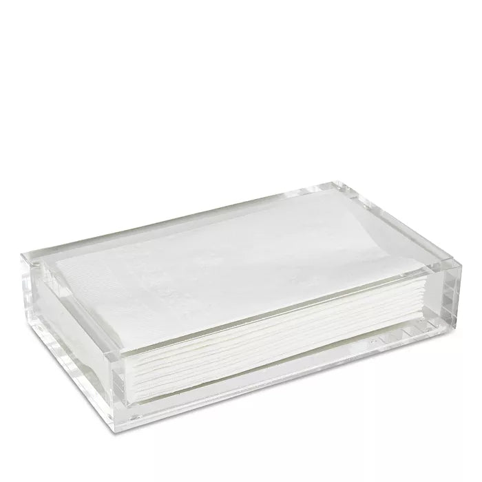 Solid Acrylic Bathroom Napkin Tray
