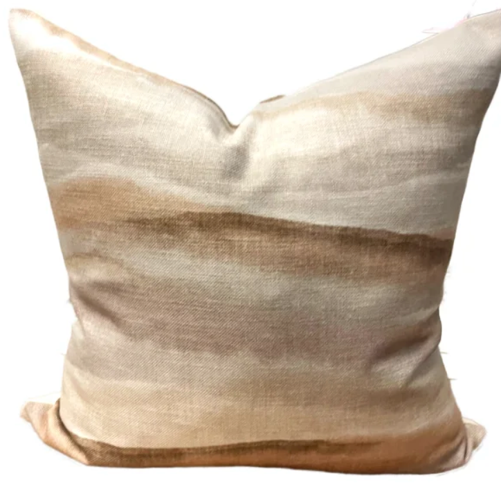 Striate Desert Pillow 26x26