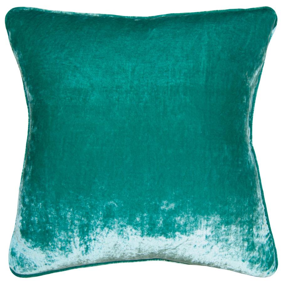 Vintage Velvet Aqua Pillow