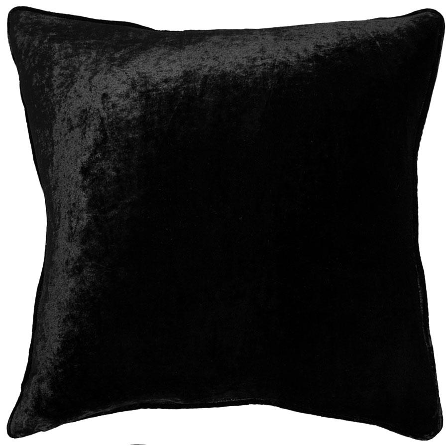 Vintage Velvet Black Pillow