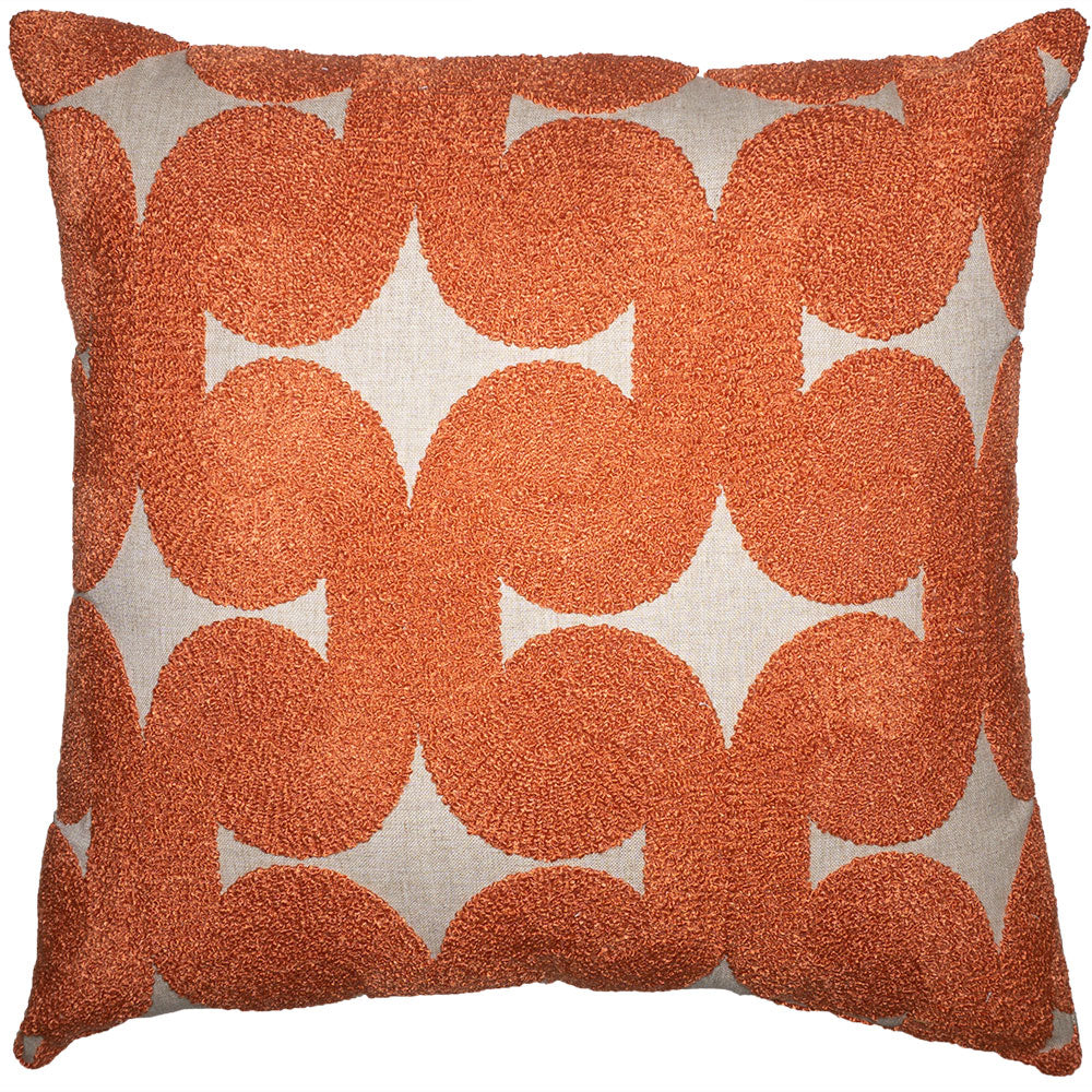 Path Orange Pillow 22 x 22