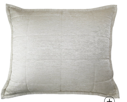 Stria Quilted Pillow 36x25 -Pumice